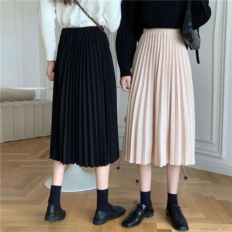 Chân Váy Đen Xếp Ly Dài Loại 3 Hàng Vn Xuất Xưởng Freeship,Váy Xếp Li Dáng Dài Cạp Chun Hàng Giá Rẻ Siêu Xinh Mới | BigBuy360 - bigbuy360.vn