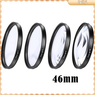 [giá giới hạn] 4 Pieces Close-up Filter Kit, +1 +2 +4 +10,  Filter Accessory  Conversion Lens, with Lens Filter Pouch