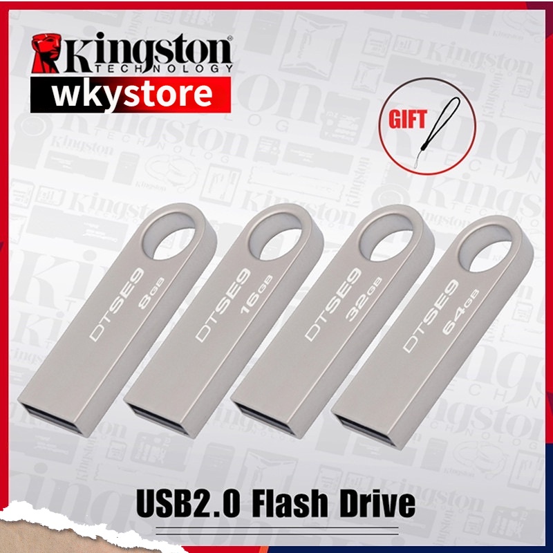 Usb 2.0 Kingston Dataer SE9 4GB 8GB 16GB 32GB 64GB 128GB 256GB USB 2.0