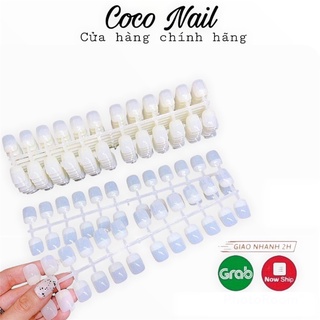 Set 240 móng vuông mẫu tập vẽ, móng tập vẽ nail