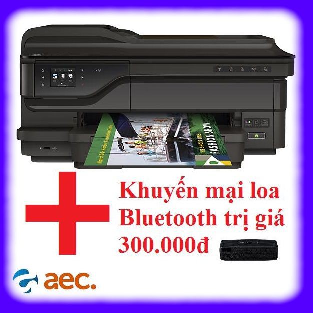 Máy in phun màu A3 đa chức năng HP Officejet 7612 (In A3/Copy/Scan/Fax/Web/Tự động in 2 mặt) + Tặng loa bluetooth 300k
