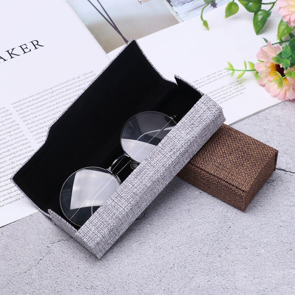 ROSE Hộp Đựng Mắt Kính Hình Vuông Gấp Gọn Tiện Dụng Ốp