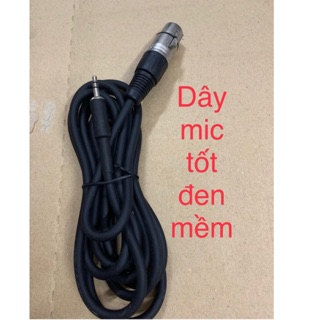 Dây mic thu âm chuẩn 3.5mm, chất liệu mềm mại, cho chất lượng âm thanh tuyệt hảo.