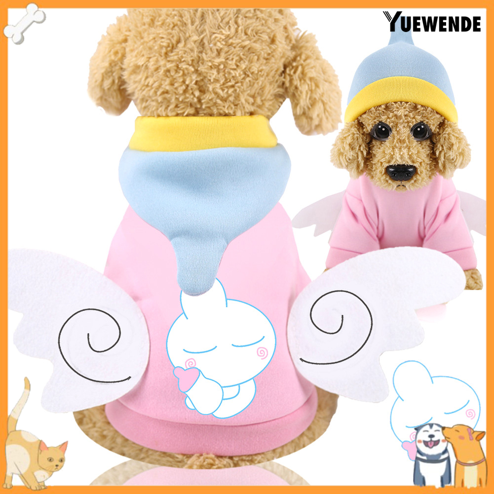 Áo Khoác Hoodie Họa Tiết Hoạt Hình Cho Thú Cưng