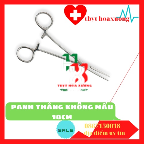 Panh Y Tế - Panh Thẳng , Cong Không mấu 12cm - Chính Hãng PAKISTAN