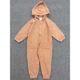 Body len mềm màu nâu cho bé