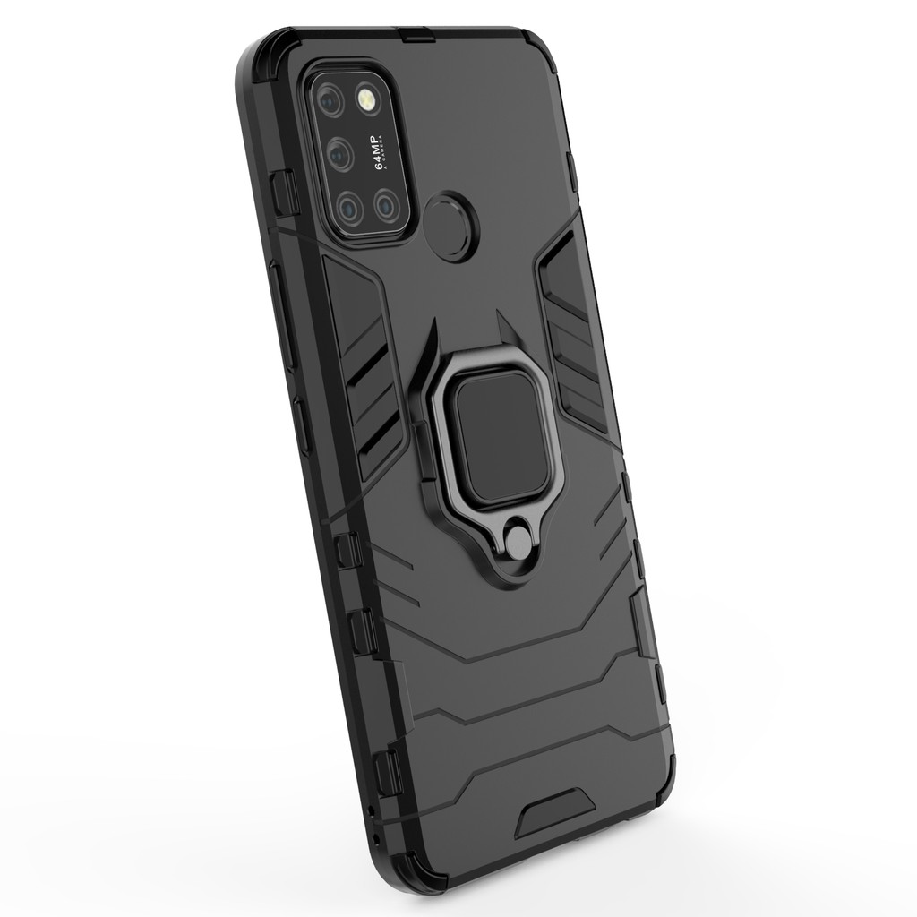 Ốp lưng Oppo Realme 10 / Realme C17 / Realme 7i chống sốc Iron Man Iring cao cấp siêu bền giá đỡ xem phim
