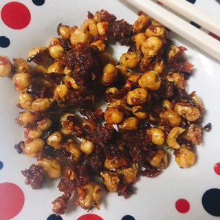 Bắp xốc khô bò hồng ngự cháy tỏi