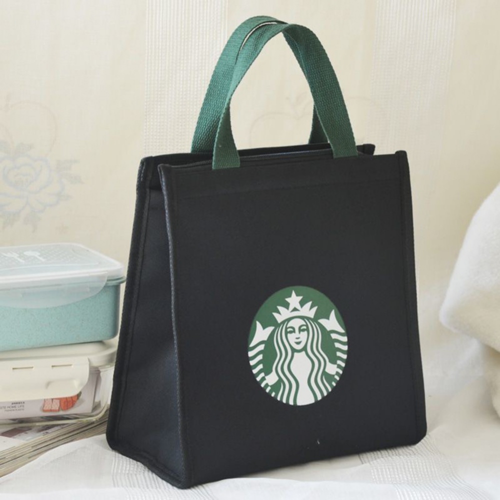 Lunch Bag Waterproof Canvas Case Container Cooler Food Insulated Picnic