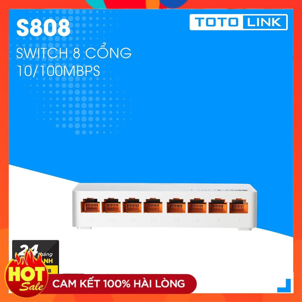 [Chính Hãng] Bộ chia mạng Totolink S505 S808 cao cấp 5 or 8 Cổng chất lượng-đầu cổng hub chia ổ mạng 5 or 8 port