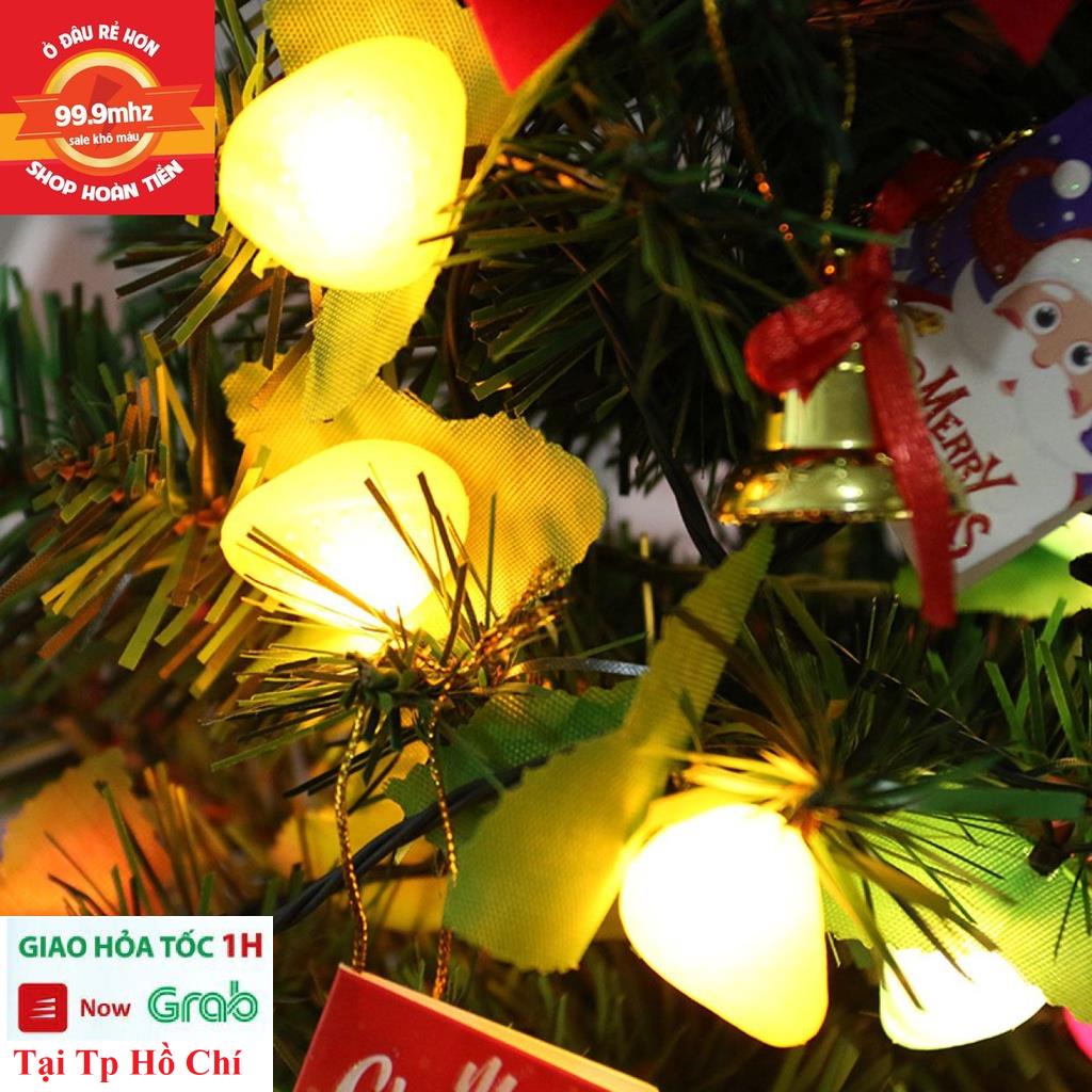 Cây Thông Noel Mini Để Bàn Trang Trí Giáng Sinh Đầy Đủ Phụ Kiện Cây Thông Cao 60CM Trang Trí Noel Kệ Tivi Phòng Khách