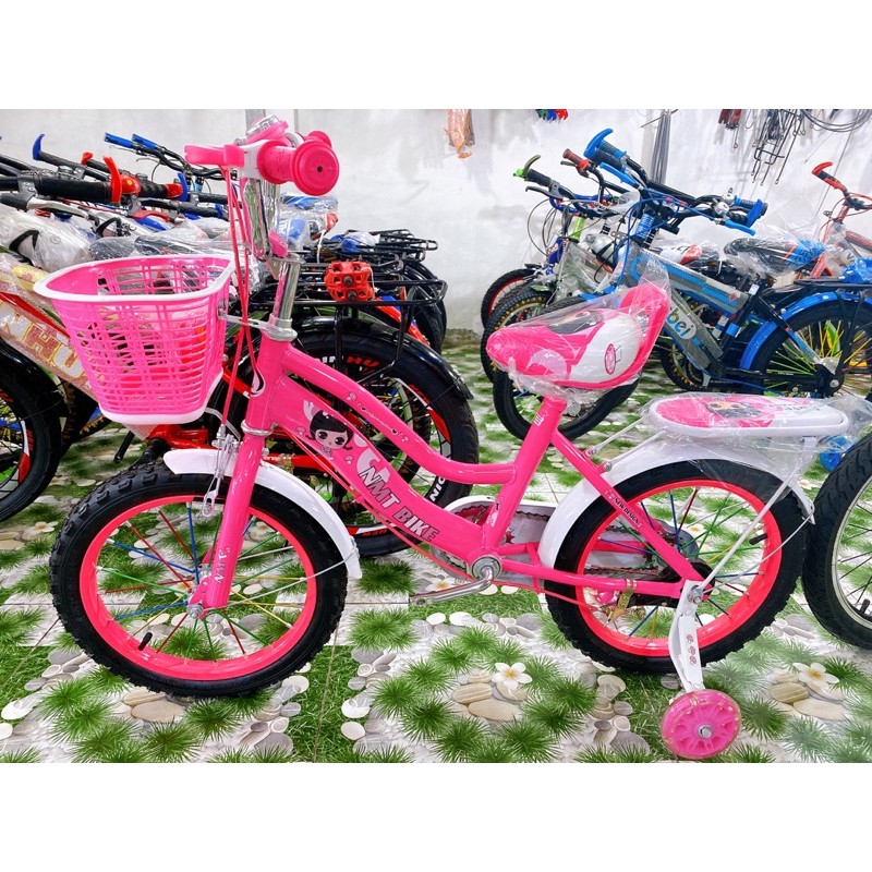 XE ĐẠP TRẺ EM 16IN 2 ỐNG GHBIKE ĐÀI LOAN NEW