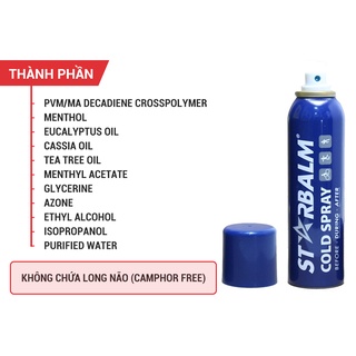 Chai Xịt Lạnh Starbalm Cold Spray 150ml
