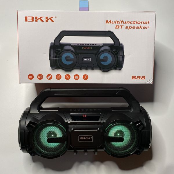 LOA BLUETOOTH KARAOKE BKK B98 - KÈM 1 MIC CÓ DÂY 20W