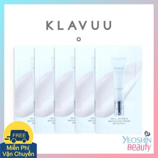 Kem Lót Đa Chức Năng "5 In 1" Klavuu White Pearlsation Ideal Actress Backstage Cream SPF30/PA++ 20g (SAMPLE)