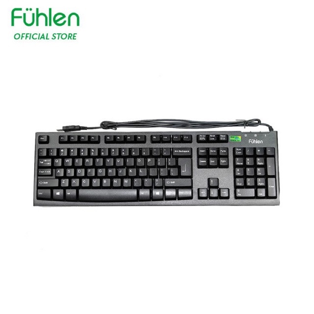 Bàn Phím Fuhlen L411 Chính Hãng, Phím nhạy, Độ Bền Cao - Chuyên dụng cho văn phòng, chơi game, quán net