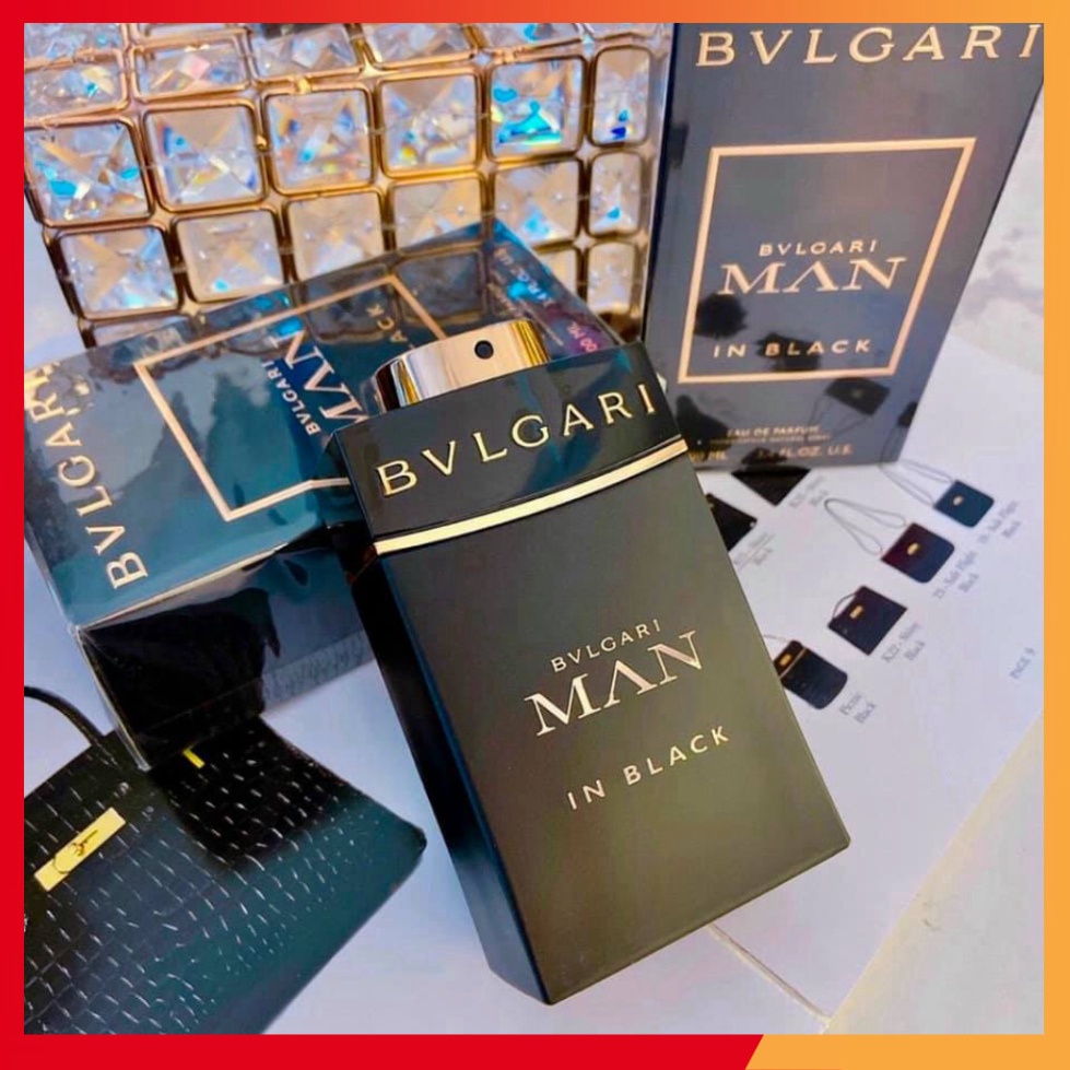 Nước Hoa nam thơm lâu Bvl Man In Black For Men edp 100ml nước hoa nam thơm lâu bvl đen mạnh mẽ