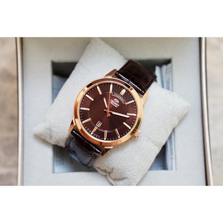 Đồng hồ nam dây da Orient FEV0U003WH