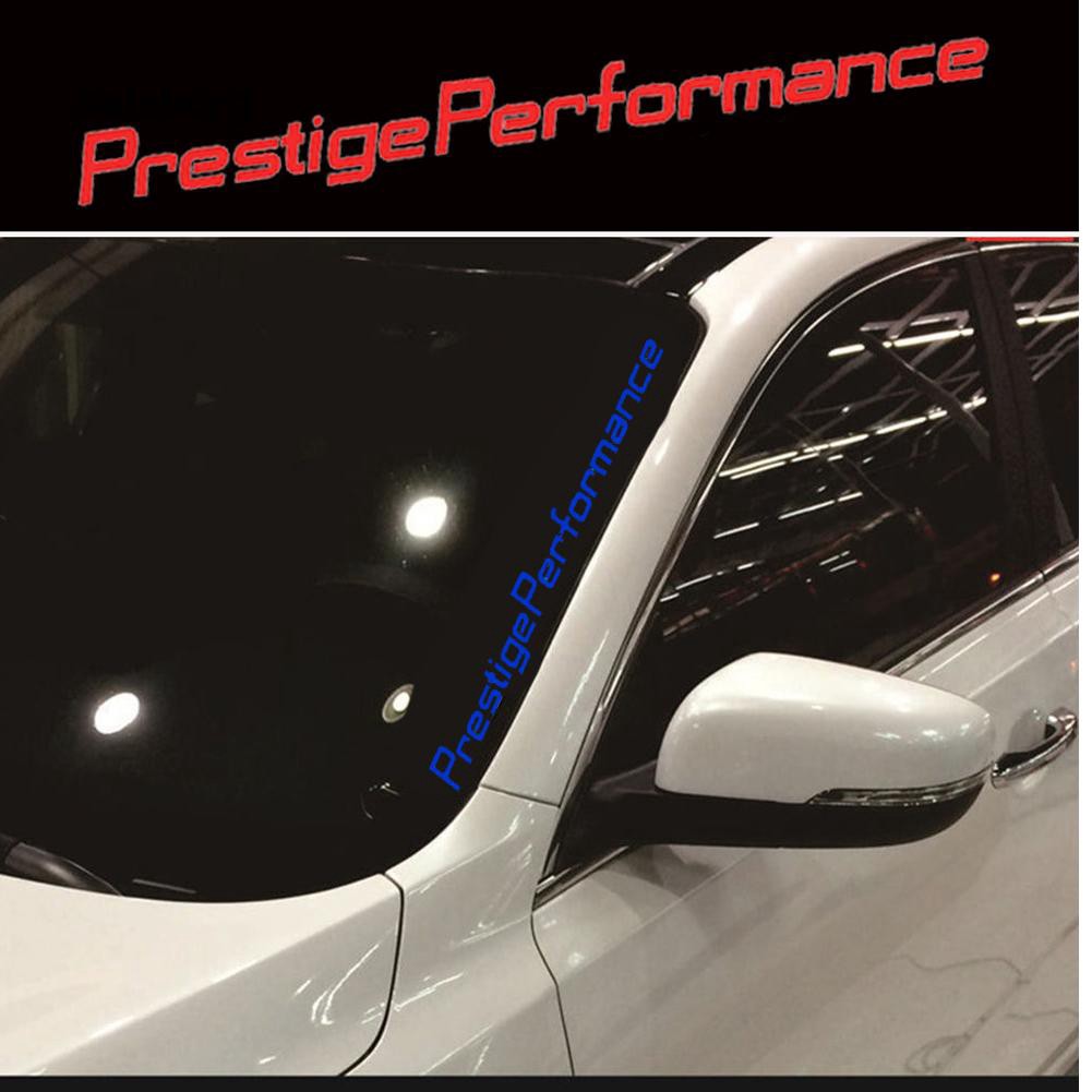 Đề can dán trang trí cho xe hơi họa tiết chữ PrestigePerformance tiện dụng