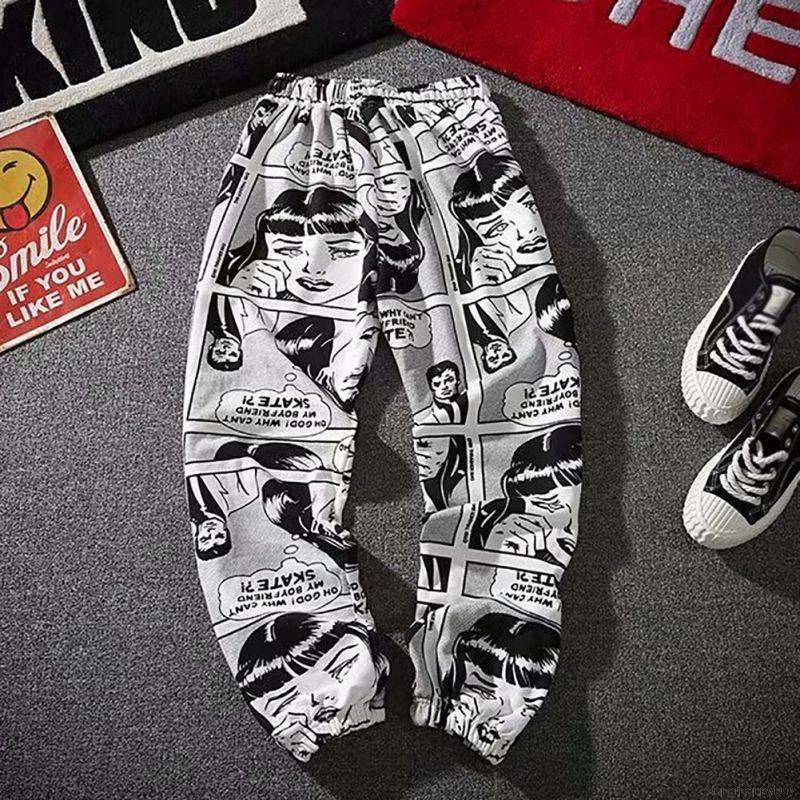 Set quần dài và áo thun tay dài phong cách Hip Hop thời trang cho nữ