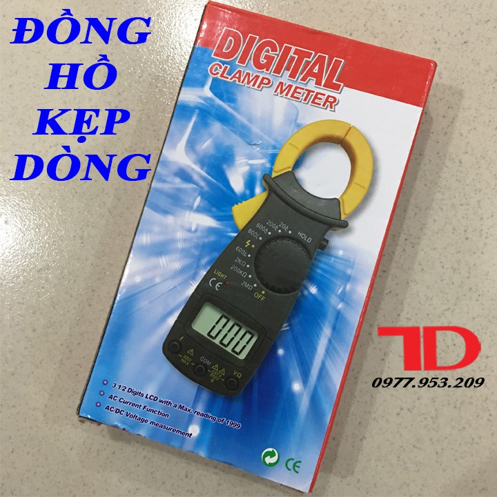 ĐỒNG HỒ KẸP DÒNG DT3266L tặng kèm pin