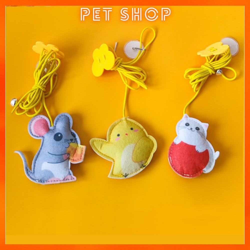 Đồ Chơi Tương Tác Trong Nhà Với Thú Cưng Bằng Lông Vũ Nhiều Màu Sắc Giúp Giảm Căng Thẳng, Tăng Cường Vận Động