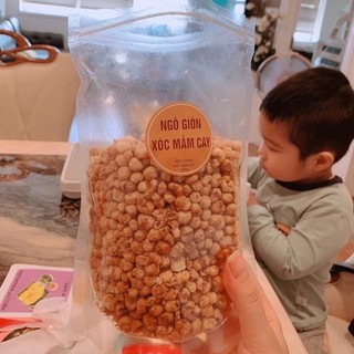 Ngô Giòn Sóc Mắm Cay, Ngô Sấy Giòn Vị Đậm Đà Mắm Cay, Gói 900gam