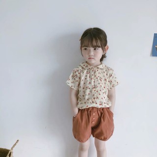Set bộ bé gái hoa nhí