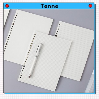 Giấy sổ còng A5 B5 Dot Caro Blank Line 120 trang - giấy refill a5 20 lỗ b5 26 lỗ