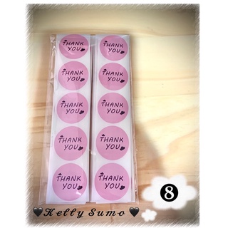 Combo 100 sticker “ Thank you “ ( chọn mẫu )