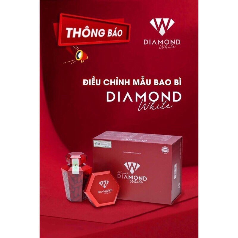 DIAMOND WHITE 💖 BEAUTY PLUS MỚI 2020 💖Mua 2 hộp tặng 1 sữa ong chúa