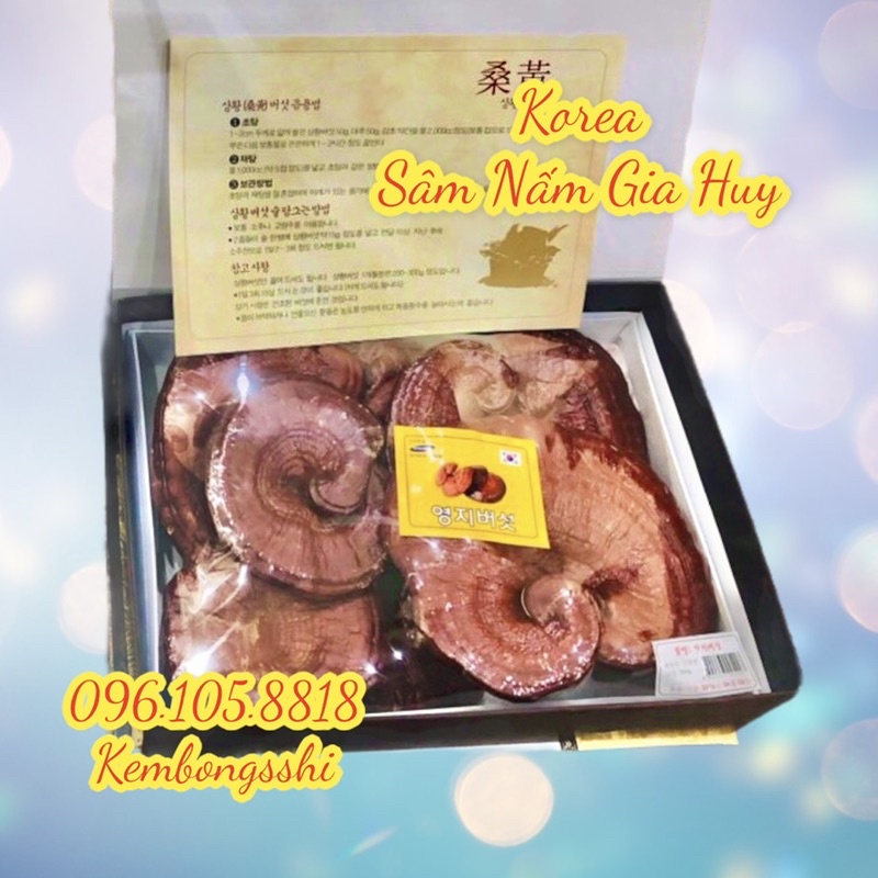 [HÀNG MỚI VỀ] Nấm Linh Chi Đỏ 6 HÀN QUỐC - HỘP QUÀ BIẾU SANG TRỌNG