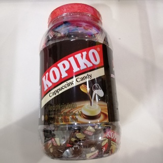 Kẹo Cà Phê Sữa Kopiko Cappuccino Candy (Hủ 600g)