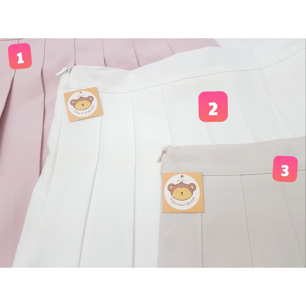 Chân Váy Ulzzang Tennis Xếp Ly Caro - Hình Thật Có Sẵn