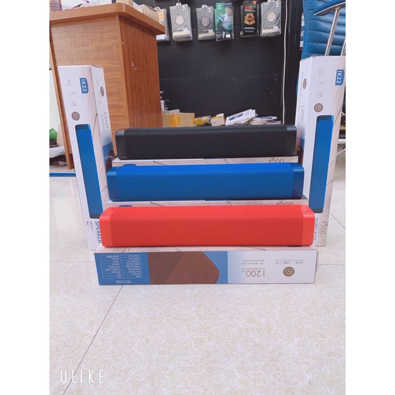 [Mã ELHACE giảm 4% đơn 300K] Loa Không Dây bluetooth Ik20 Chiều Dài 25cm, âm thanh cực hay có khe cắm thẻ nhớ và Usb