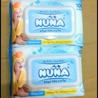 Khăn Ướt Nuna không mùi 100tờ