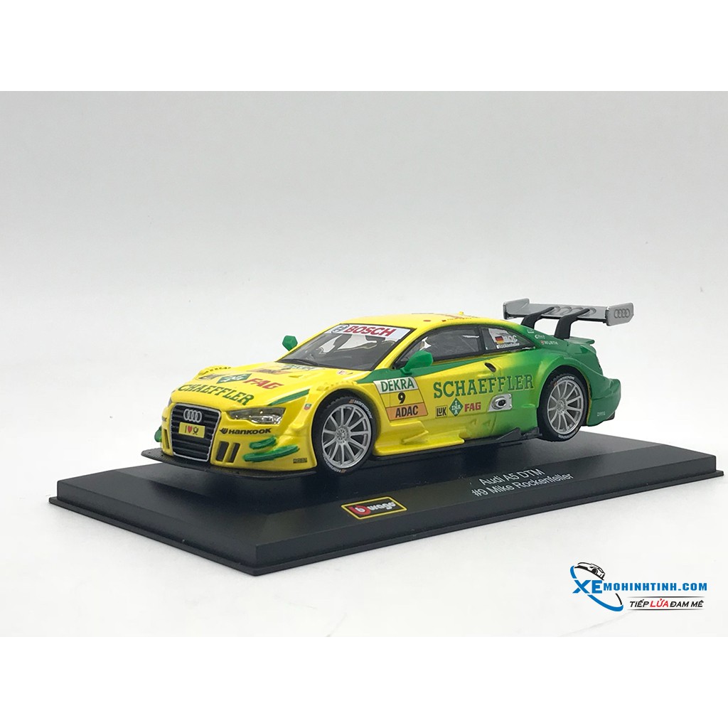 Xe mô hình Audi A5 DTM #9 Bburago 1:32 (Xanh)