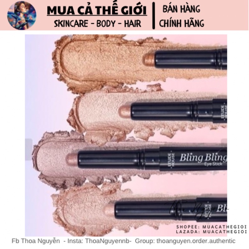 Bút sáp mắt có nhũ Etude House Bling Bling Eye Stick