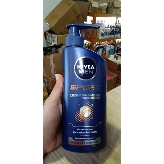 Dầu gội bùn khoáng sạch gàu NIVEA Men Sport/Anti-dandruff shampoo 530ml (Thái Lan)