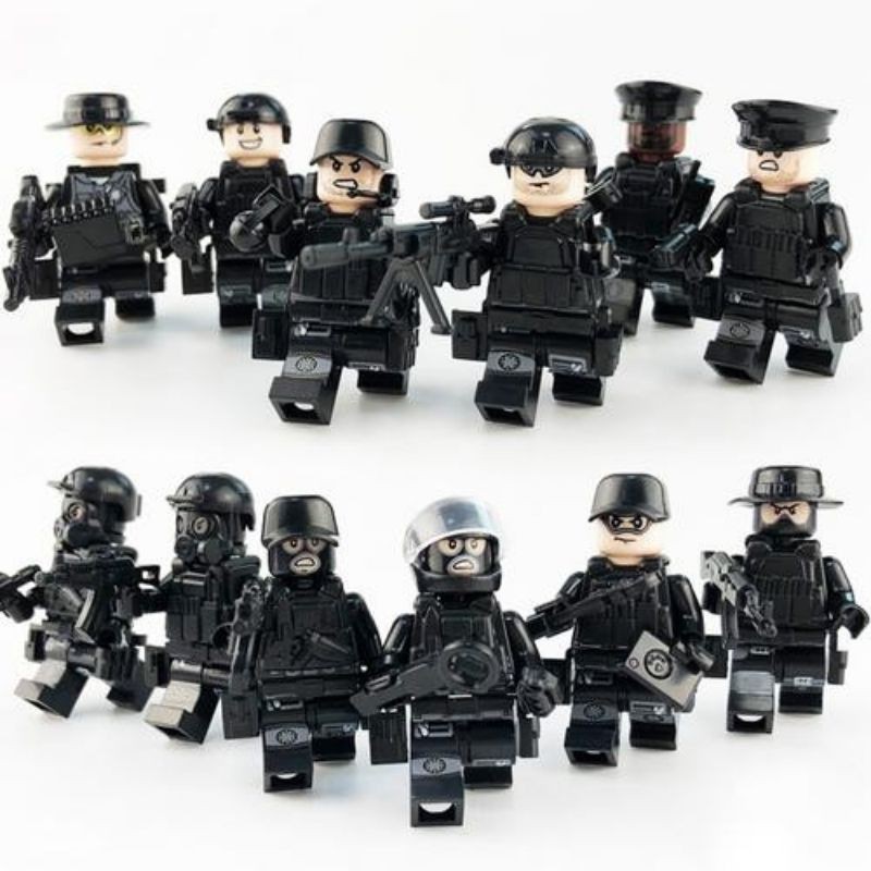 Full bộ lego swat đặc nhiệm siêu cấp