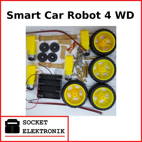 Thông Minh Mô Hình Robot Xe Hơi 4 Wd Arduino Chất Lượng Cao