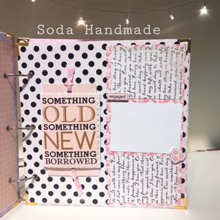 [Album ảnh Handmade] Wedding scrapbook - album cưới