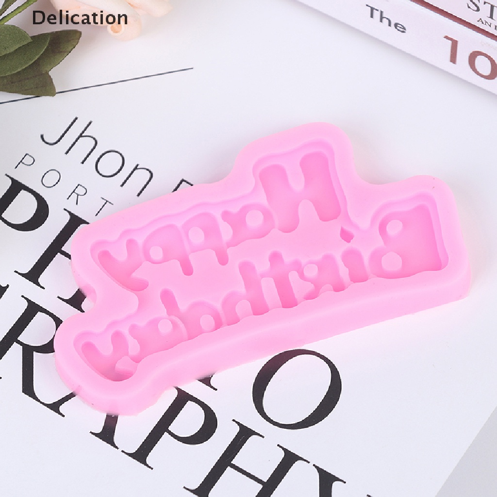 Khuôn silicone Làm Bánh Sinh Nhật Hình Chữ Happy Birthday