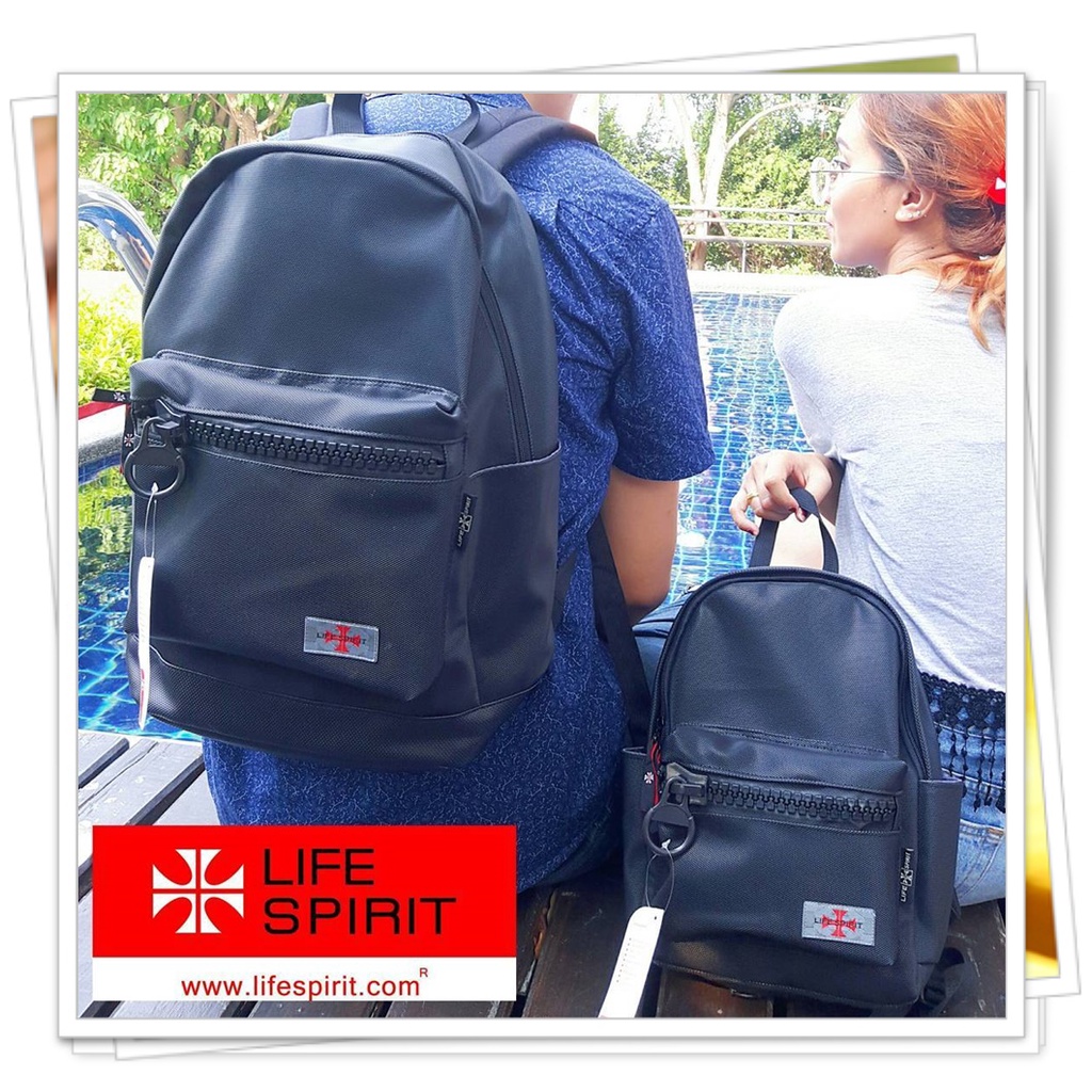 Balo thời trang Life Spirit dây kéo to Thái Lan - BLT004 | Shopee Việt Nam