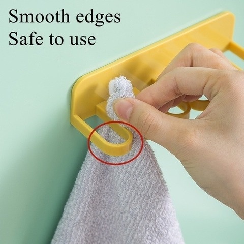 Giá treo khăn gắn tường đa năng sáng tạo tiện dụng cho nhà bếp/ phòng tắm