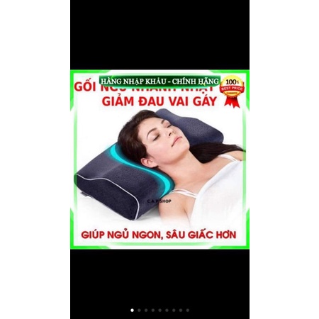 Gối Ngủ Nhanh Nhật Bản - hỗ trợ điều trị mất ngủ và Giảm đau vai gáy khi ngủ