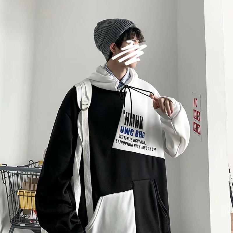 Áo Hoodie Tay Dài Phong Cách Hàn Quốc Thời Trang Thu Đông Cho Nam 3 Màu (S-5Xl)