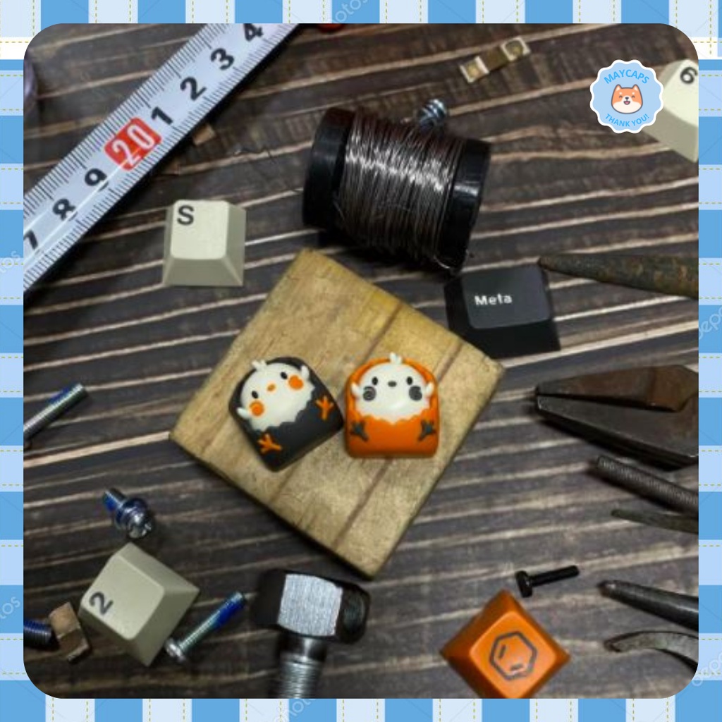 Keycap artisan nút bàn phím nghệ thuật dành cho bàn phím cơ mẫu gà con - Chính hãng Sandun