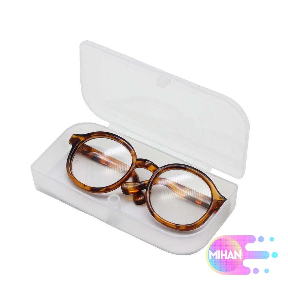 Hộp Đựng Mắt Kính Mini Bằng Lông Nhung Trong Suốt Cho Búp Bê BJD MIHAN1 9cm