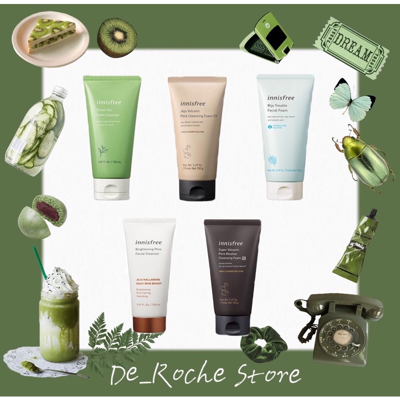 Sữa Rửa Mặt Innisfree 150ml (ĐỦ 6 LOẠI)